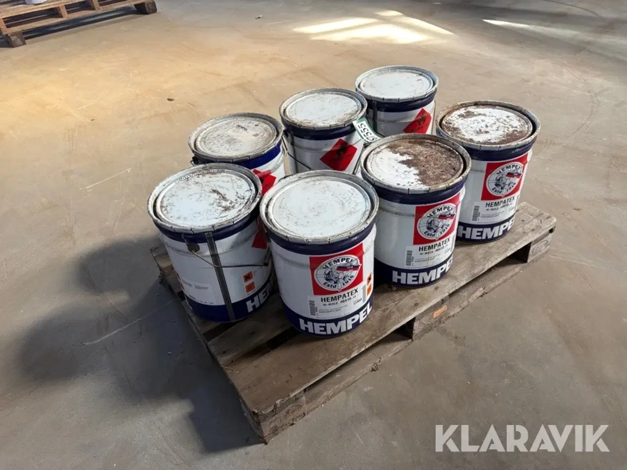 Billede 2 - Maling Hampatex Hempel 7 styks