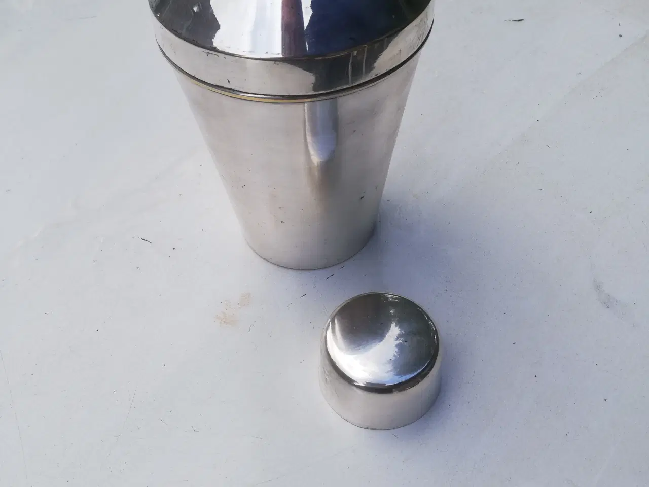 Billede 2 - Ældre sølv cocktail shaker 