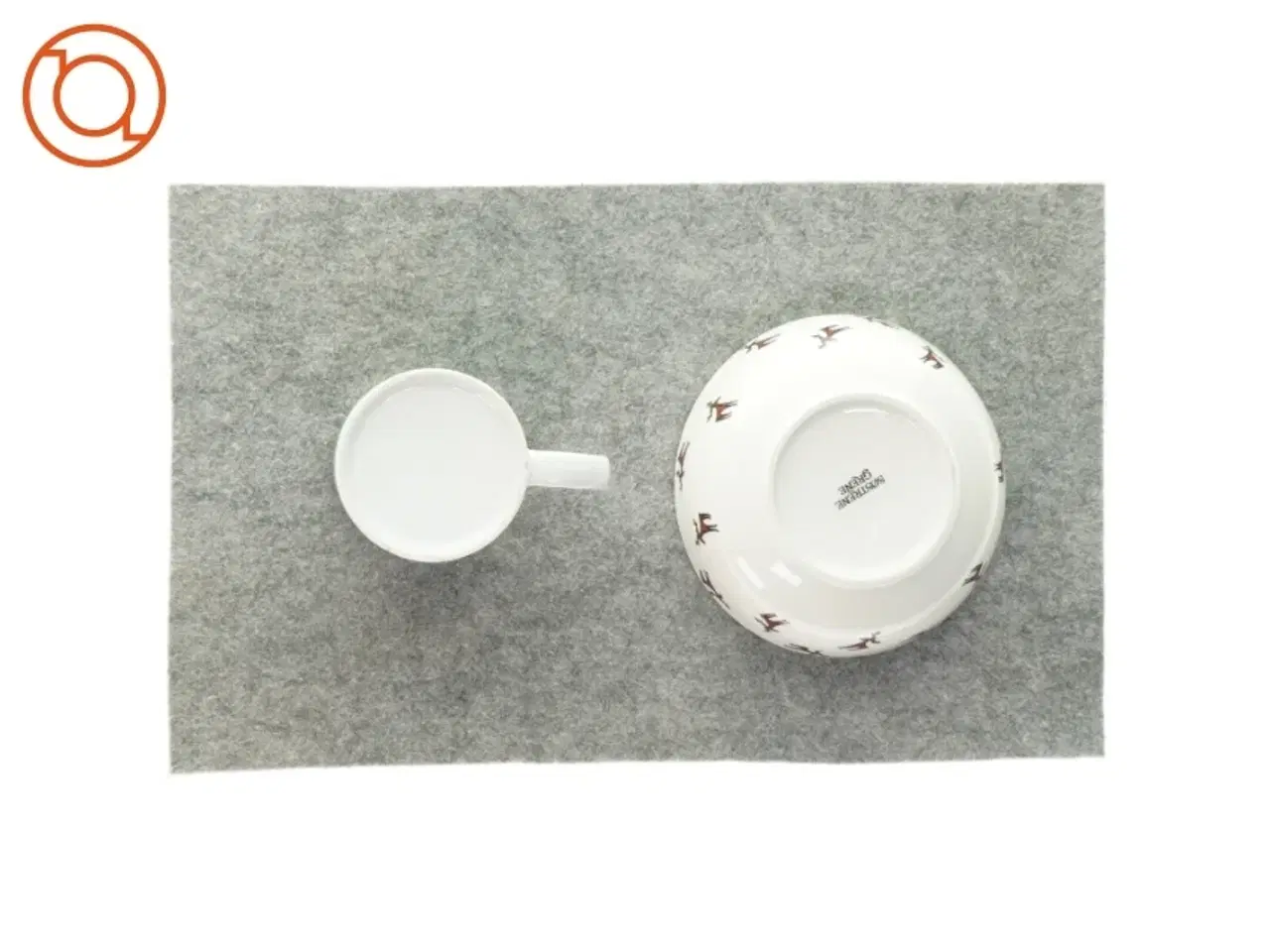 Billede 4 - Julekop og juleskål fra Søstrene Grene (str. 5 x 15 og 11 x 9cm)