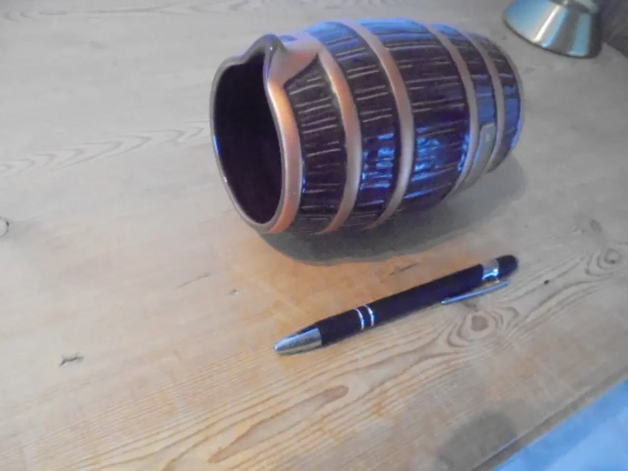 Billede 3 - Old malt Cask whiskykande formet som trætønde