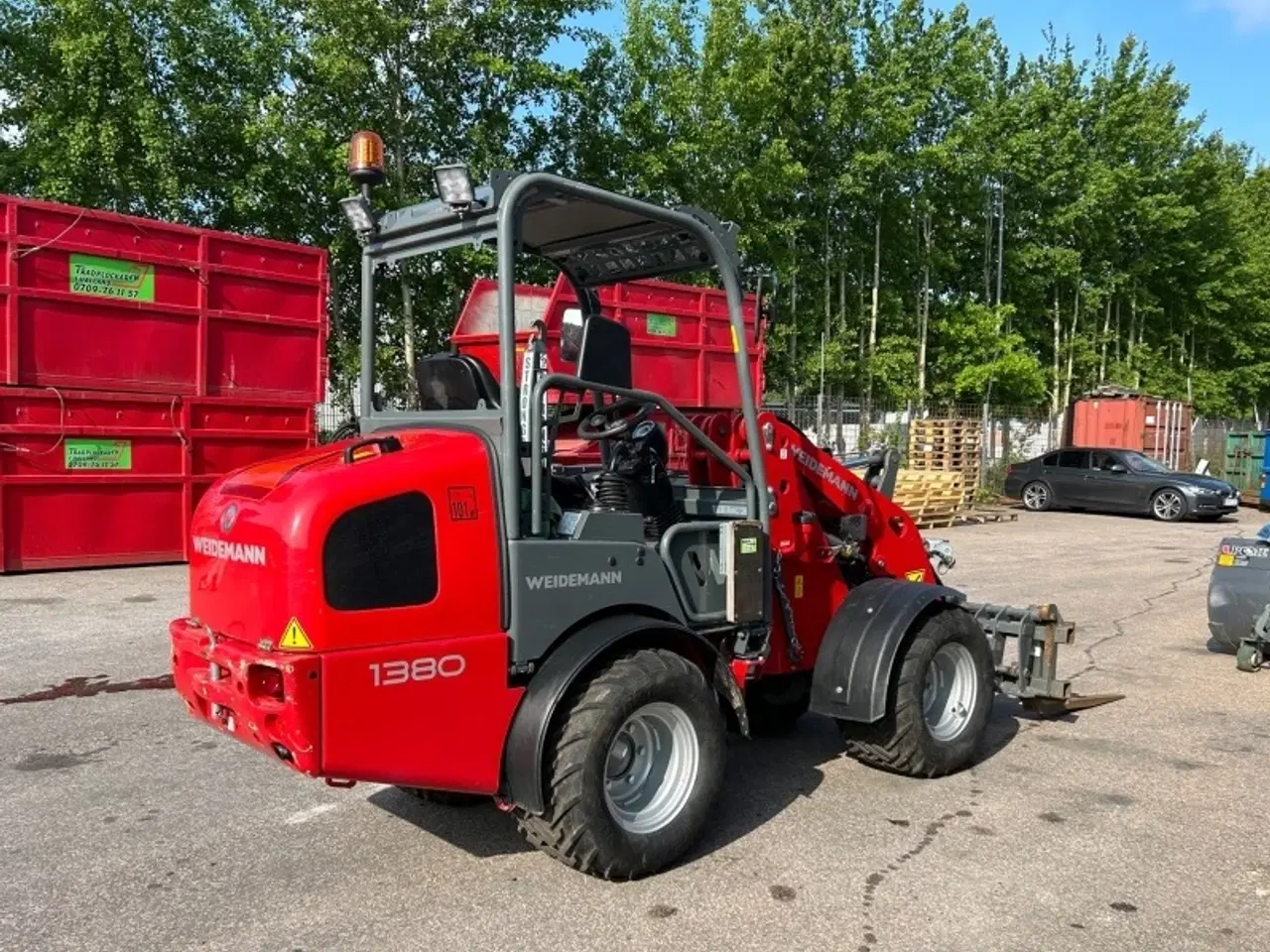 Billede 2 - Minilæsser - Weidemann1380 med 4 redskaber