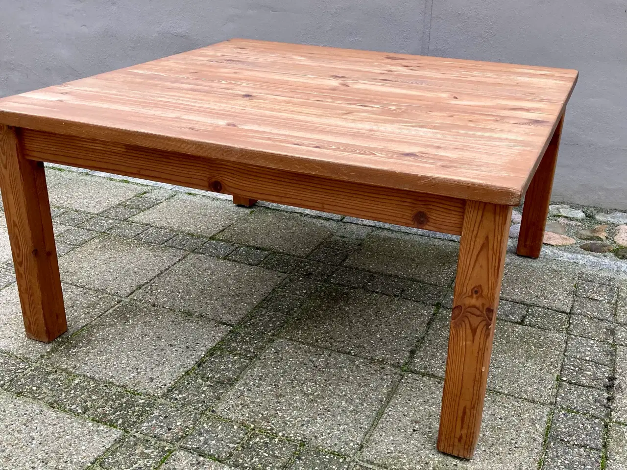 Billede 7 - 70’er sofabord i massiv fyrretræ med flot patina