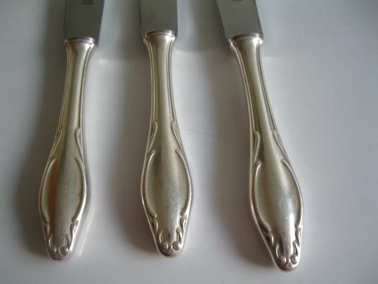 Billede 2 - Mozart sølvplet knive 21 cm
