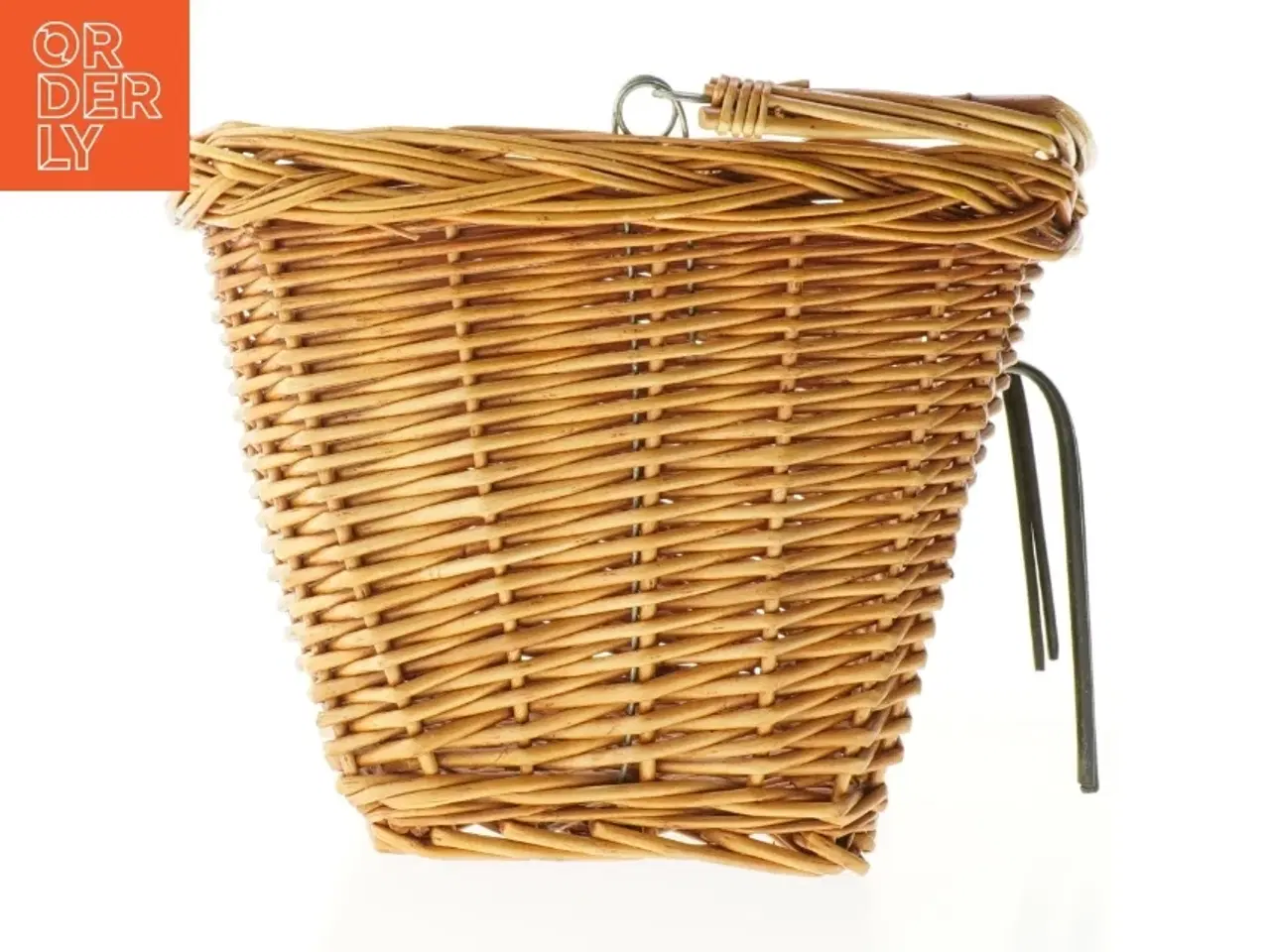 Billede 4 - Flet Cykelkurv med Håndtag (str. 40x25x30 cm)