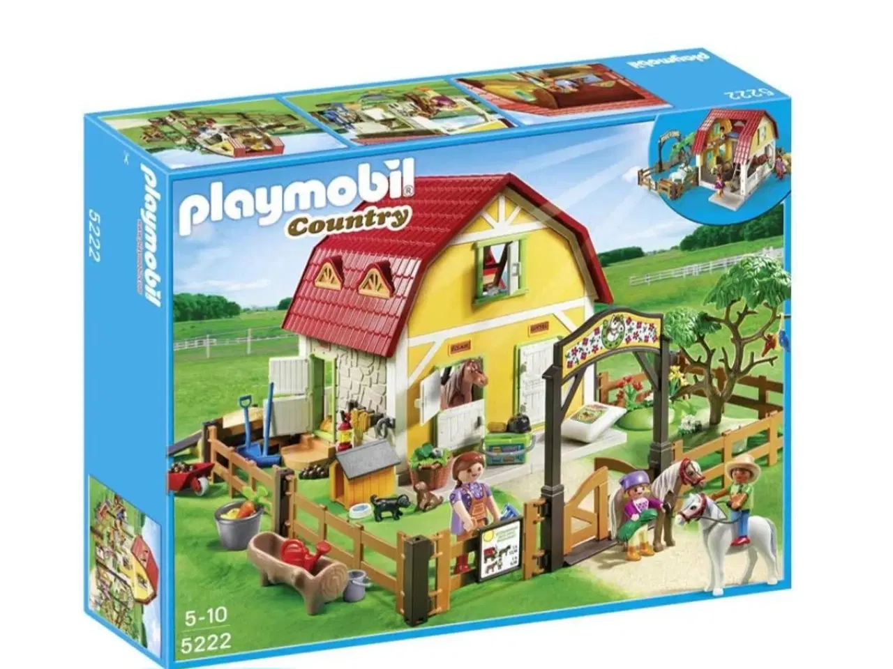 Billede 6 - Playmobil hestestald og beslagsmed