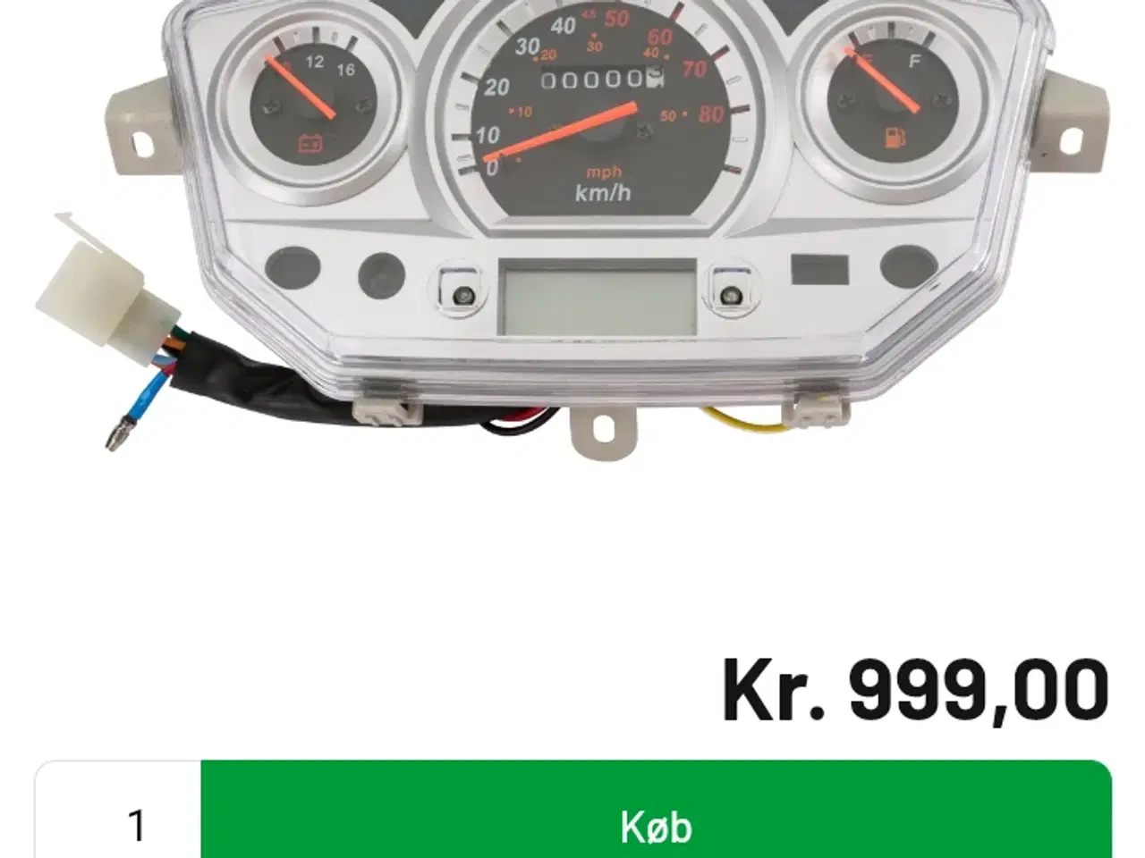 Billede 3 - Originalt speedometer til vga Firefox