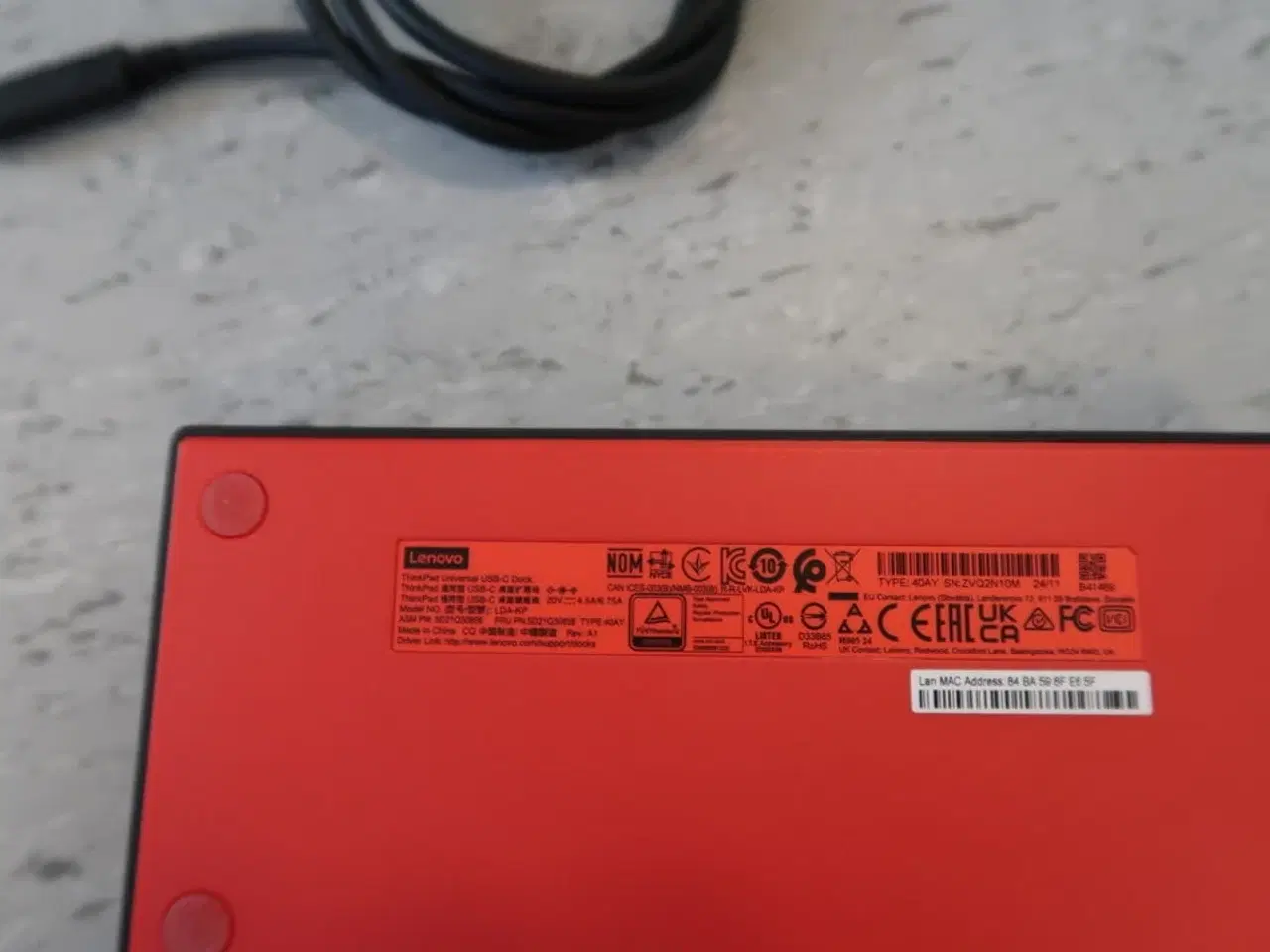 Billede 2 - Dockingstation LENOVO ThinkPad Universal USB-C Dock