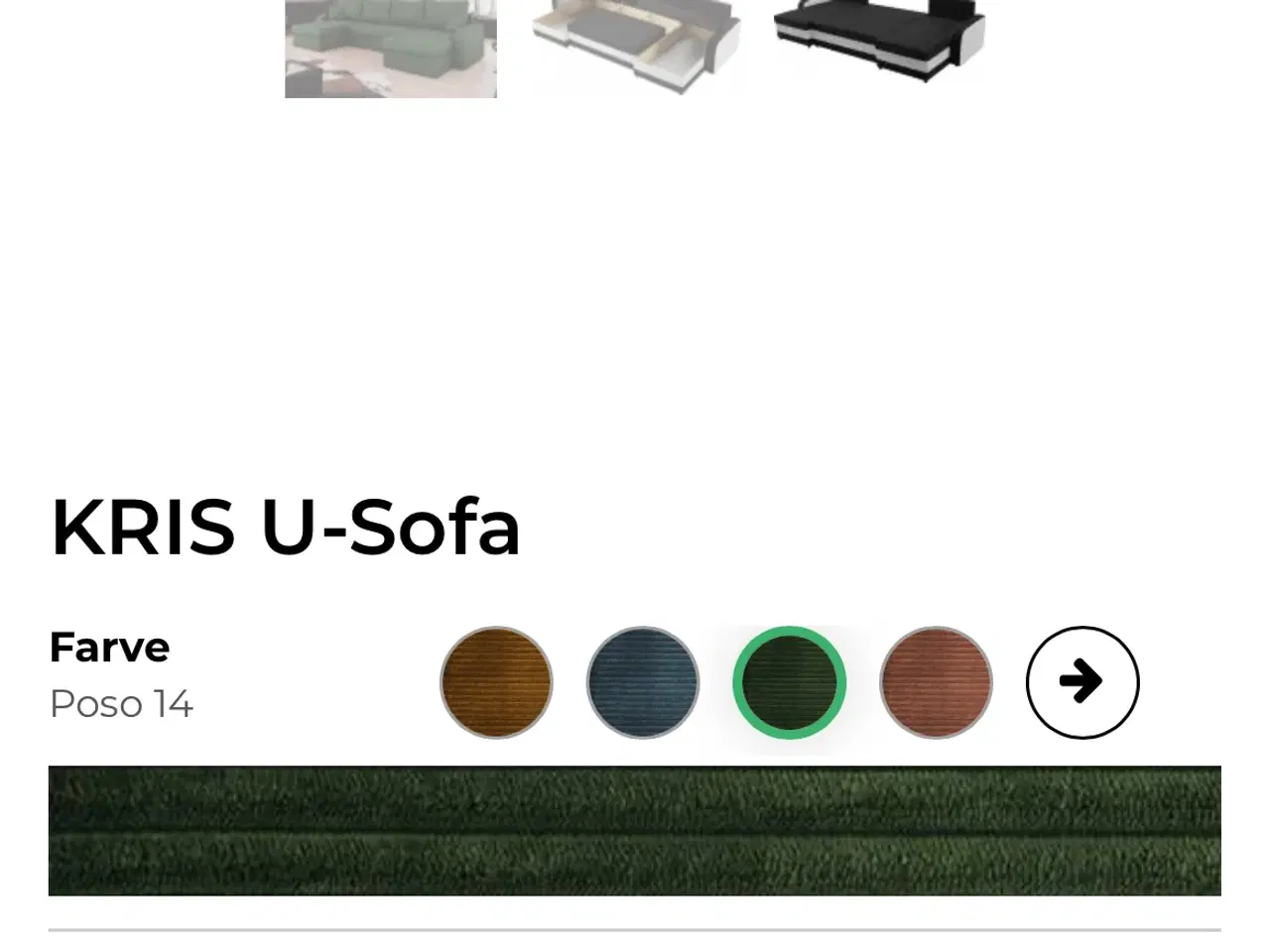 Billede 5 - U sofa med 