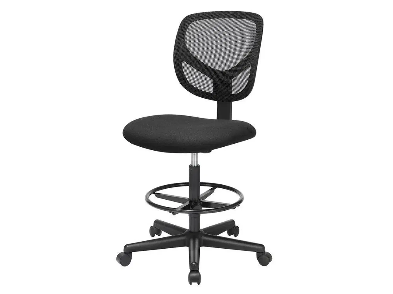 Billede 2 - Kontorstol med netryg Mesh Drafting, sort (OBN15BK)