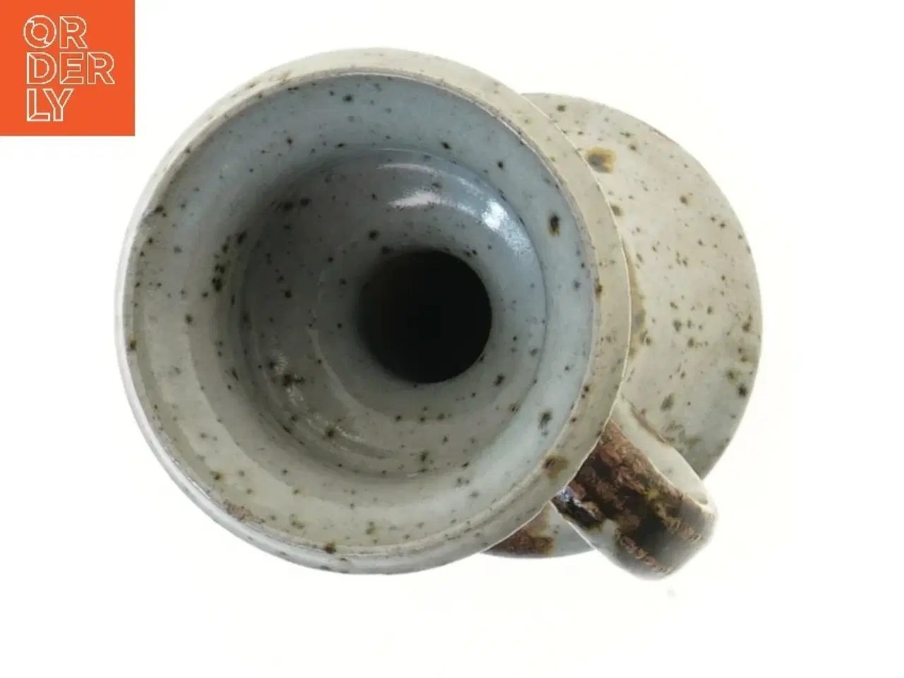 Billede 2 - Keramik lysestage (str. 19x11 cm)