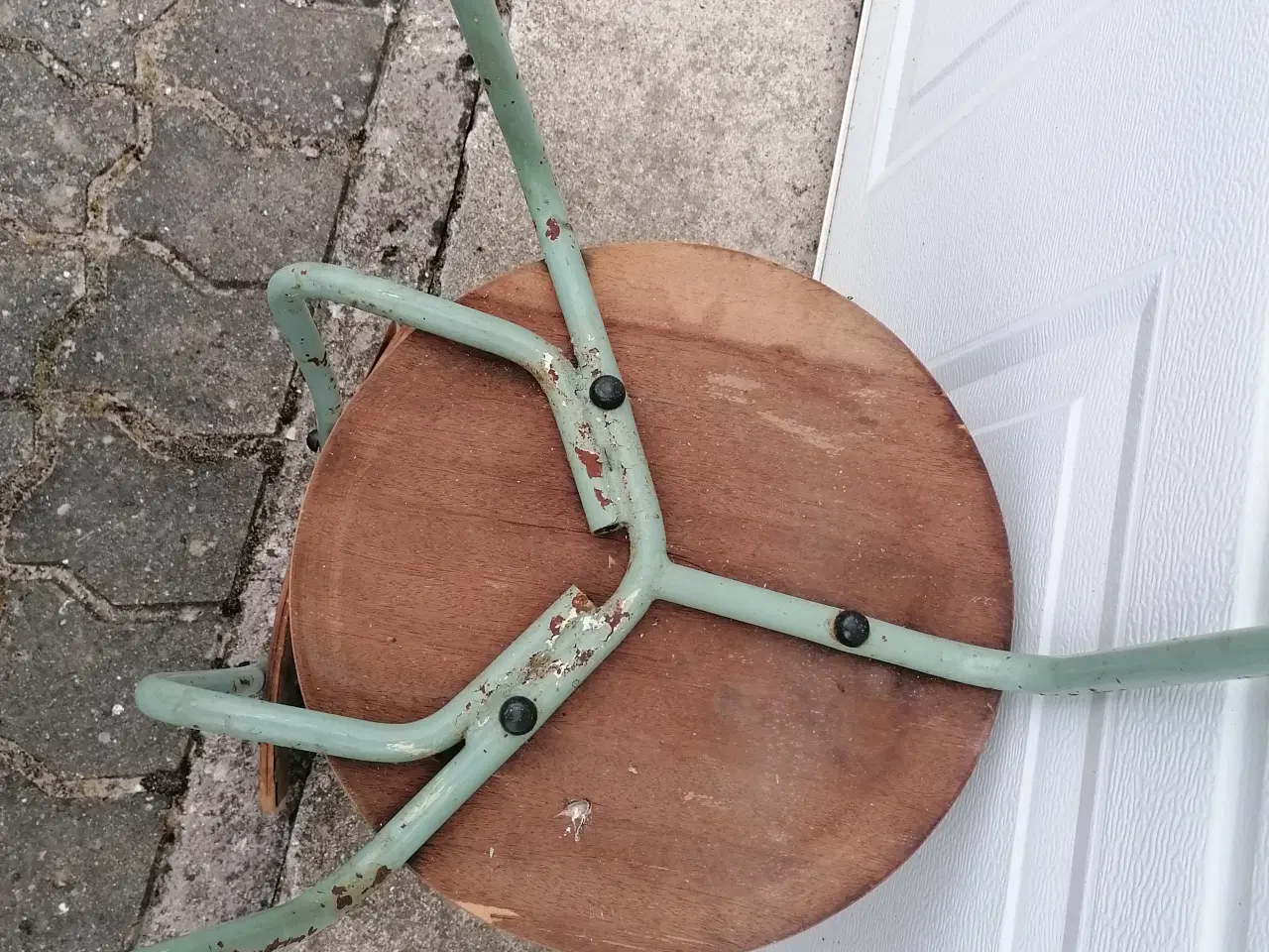 Billede 8 - Retro Køkkenstol 3 Benet