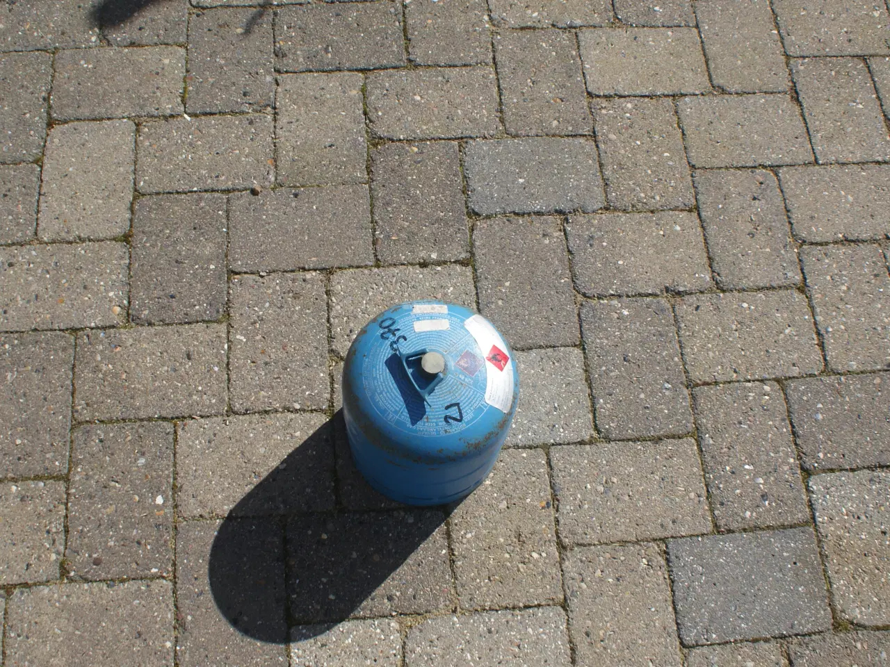 Billede 1 - Blå 3 kg gasflaske