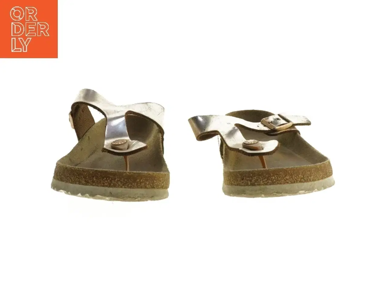 Billede 2 - Sandaler i stålfarve, størrelse 39 fra Birkenstock (str. 39 )