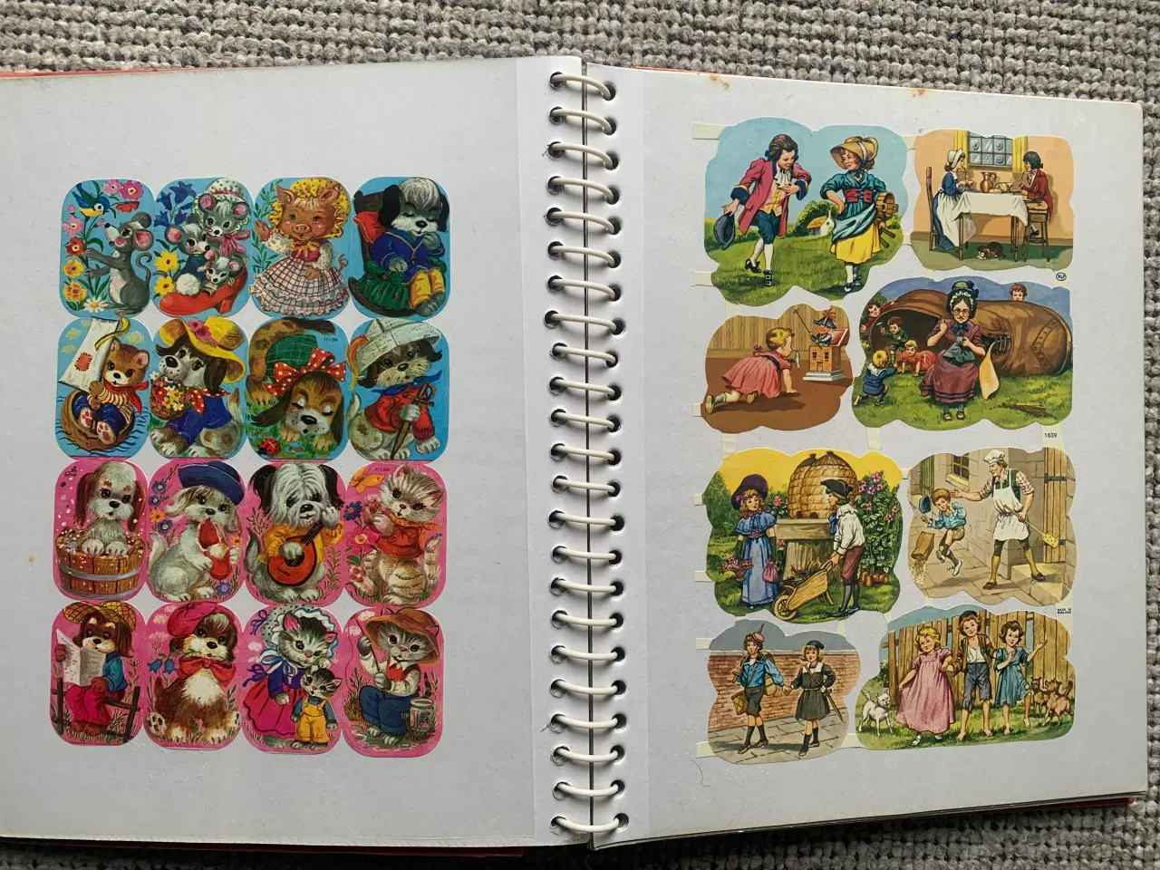 Billede 4 - Glansbilleder, album med hele ark