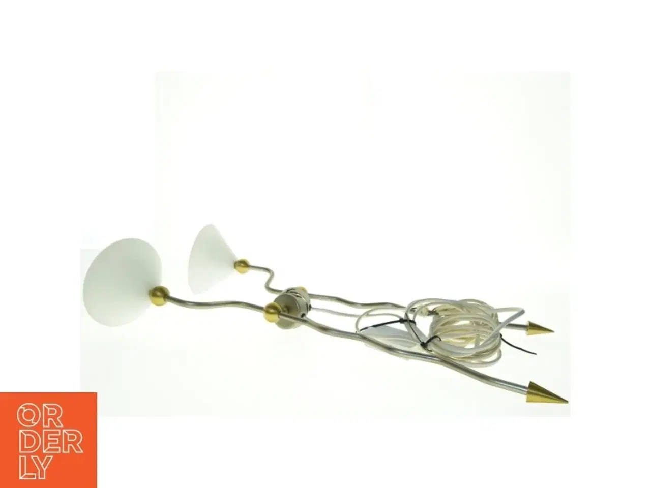Billede 2 - Væglampe med dobbelt svingarm (str. 63 x 14 cm)