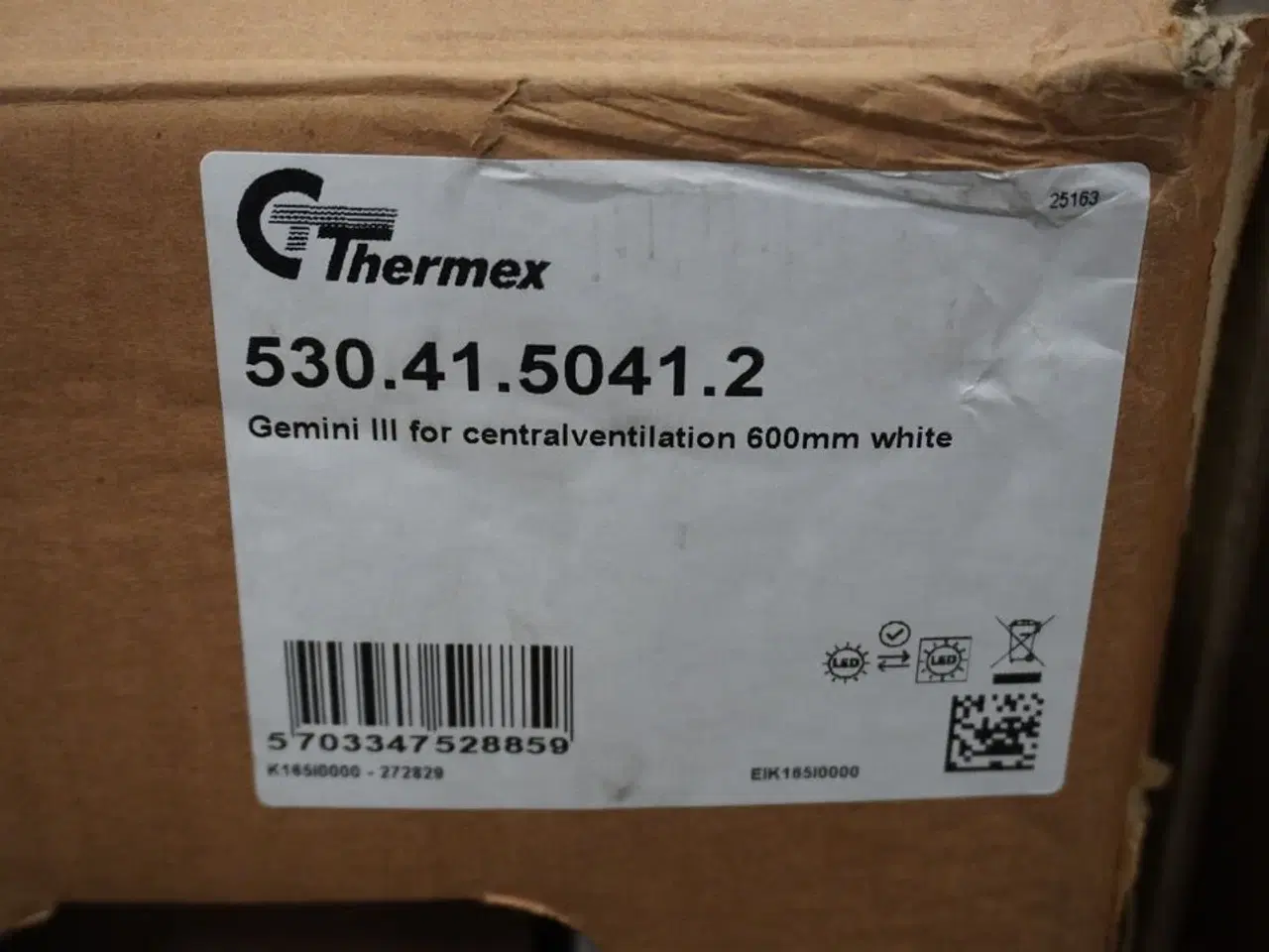 Billede 2 - Emhætte THERMEX Gemini III 600mm