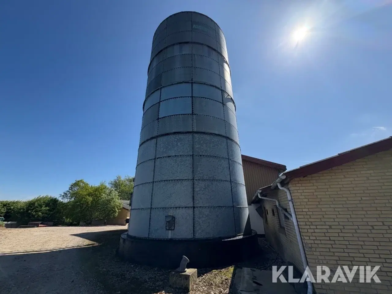 Billede 3 - Kornsilo anlæg med kornblæser og snegl. Kongskilde, Assentoft