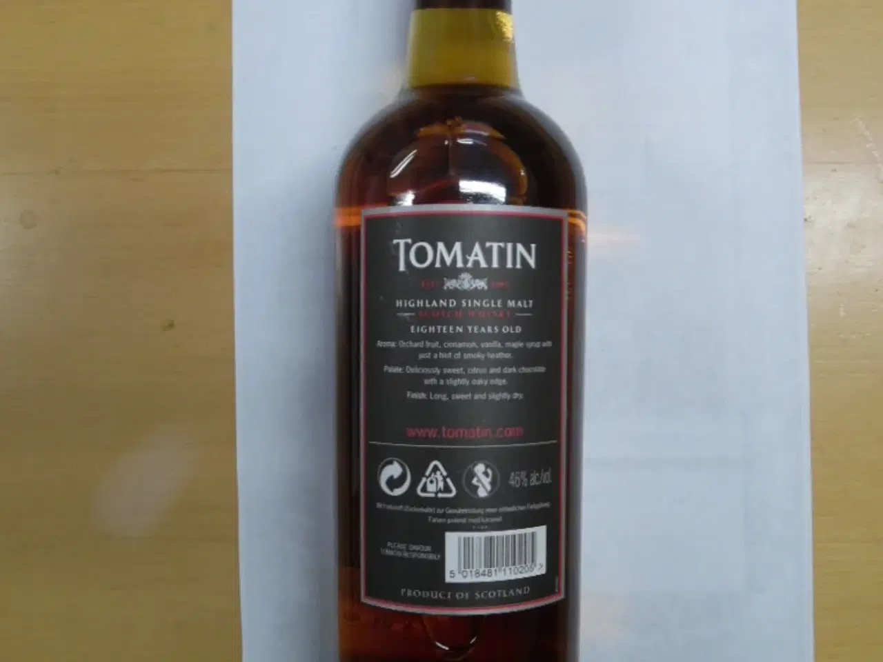 Billede 2 - Single Highland Malt Whisky Tomatin 18 år  