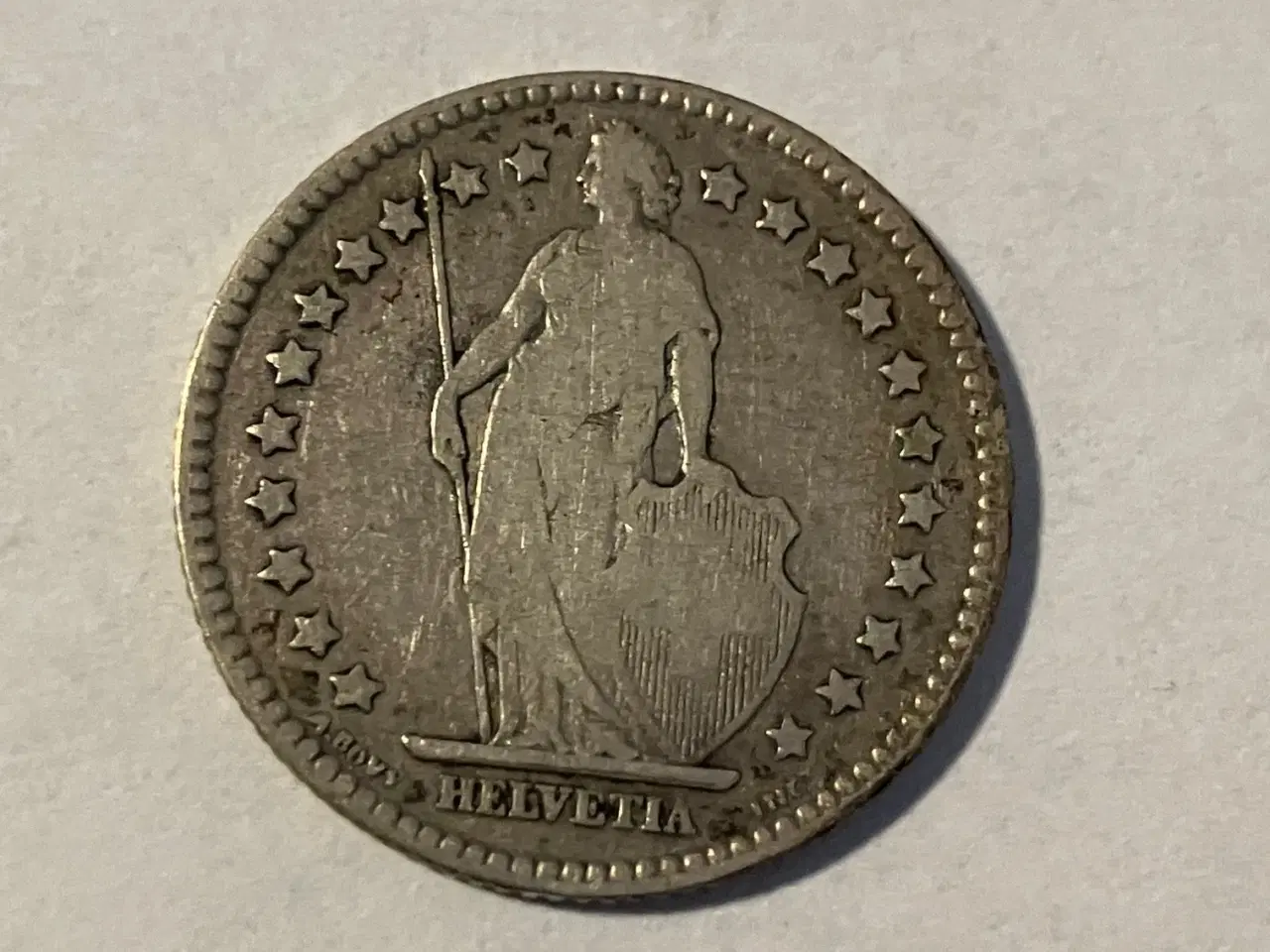 Billede 2 - 1 Franc Switzerland 1894