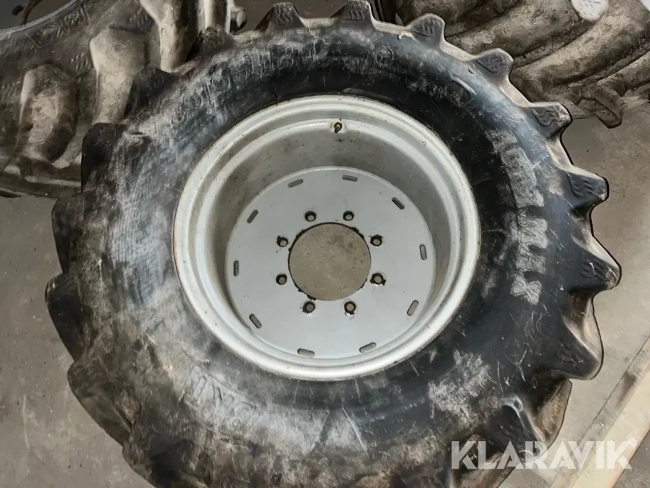 Billede 5 - Landsbrugshjul med fælge BKT Agrimax 480/65R24 - 4 styk