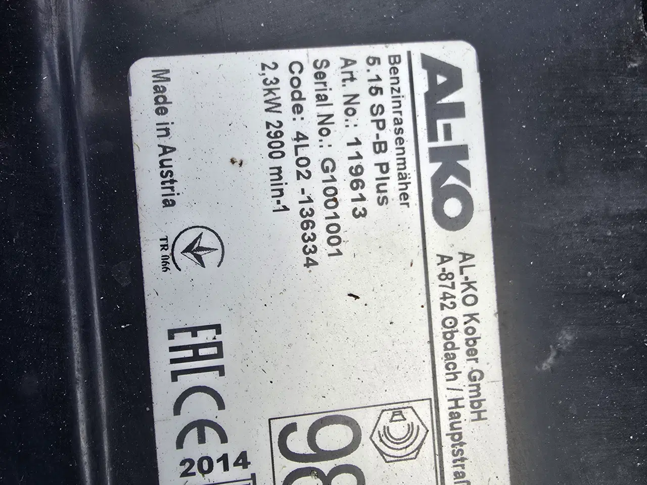 Billede 4 - Plæneklippe AL - KO