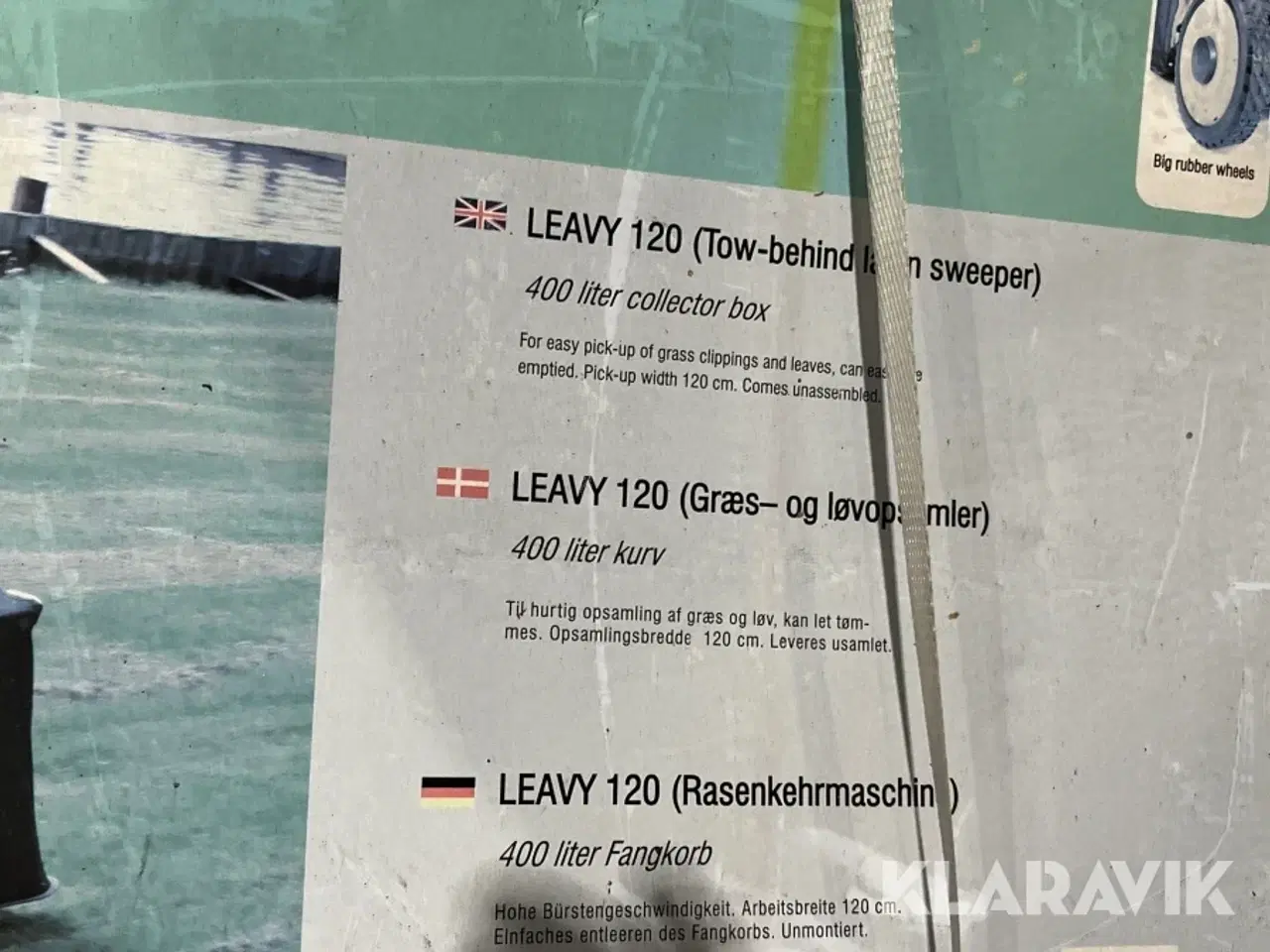 Billede 5 - Græsopsamler Trolla LEAVY 120-12009