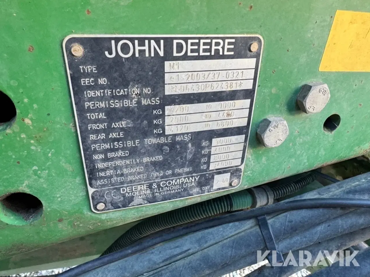 Billede 5 - Traktor John Deere 6430 premium