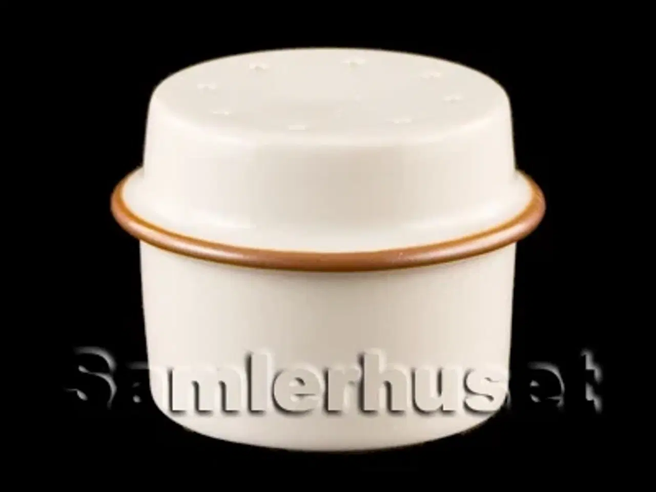 Billede 1 - Brun Domino Saltbøsse