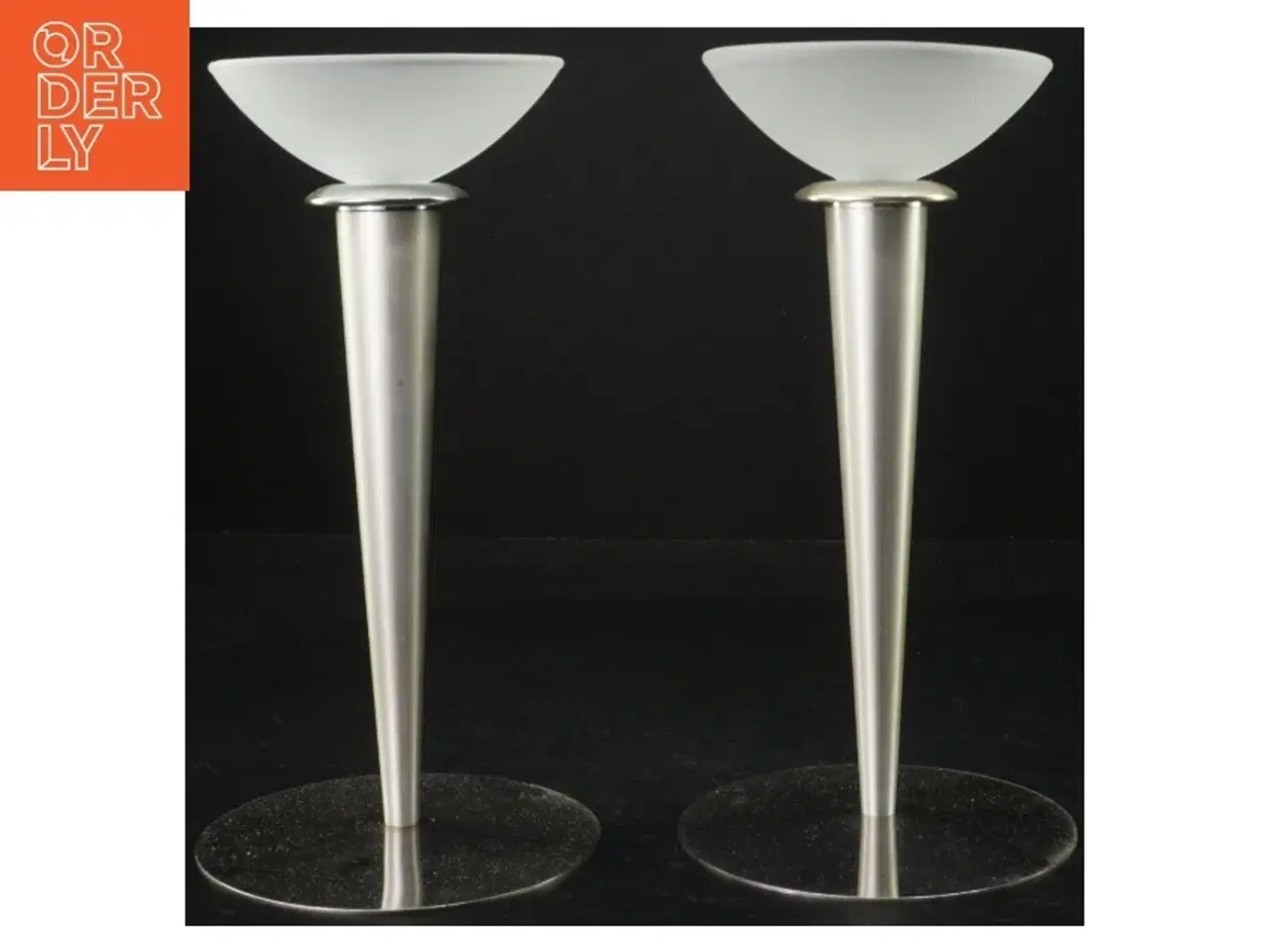 Billede 1 - Sæt af lysestager  fra menu (str. 22 cm. 11,5 cm i diameter)