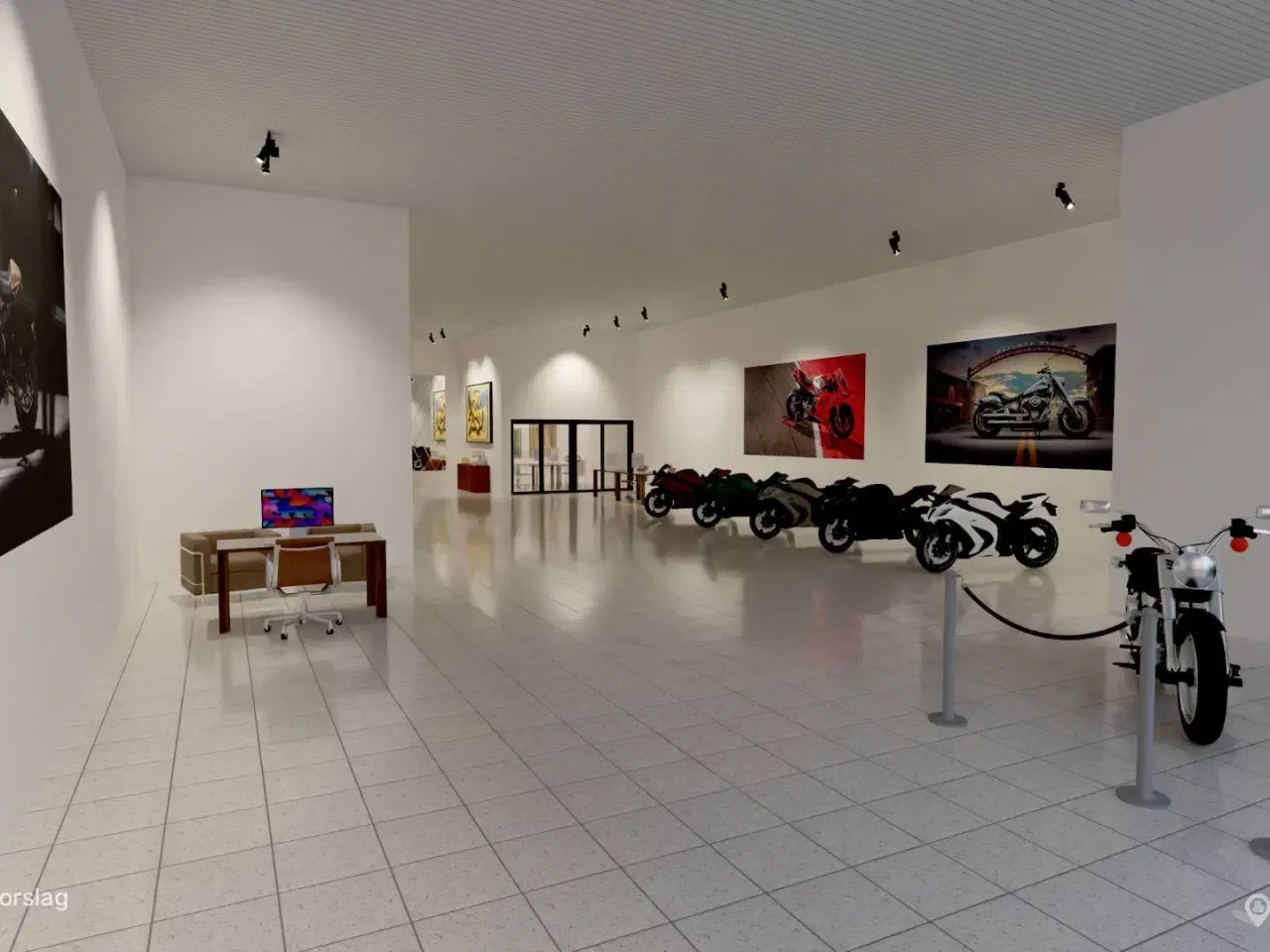 Billede 3 - Showroom/detail på trafikeret Roskildevej