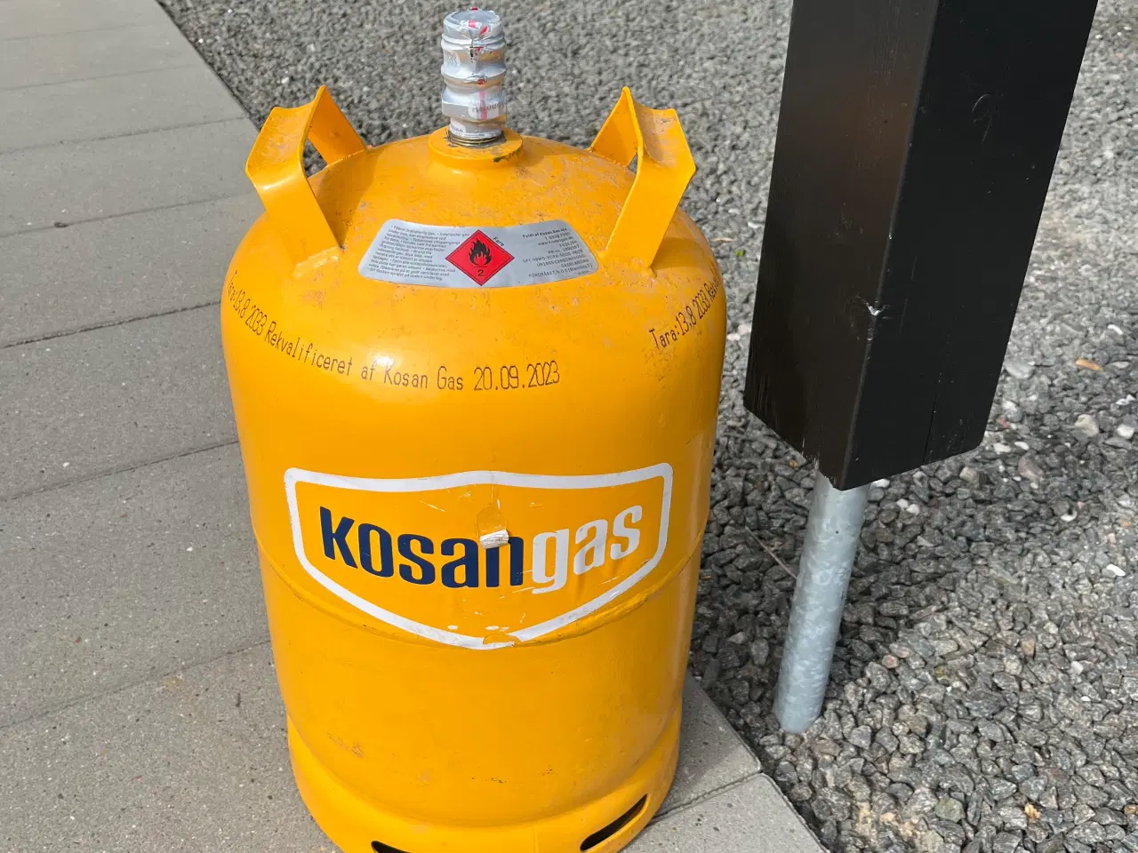 Billede 1 - 11 kg gasflaske ny og plomberet 