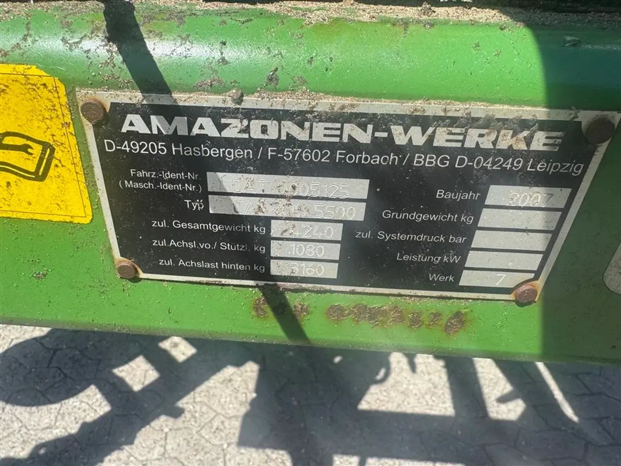Billede 15 - Amazone Catros 5500, Bugseret