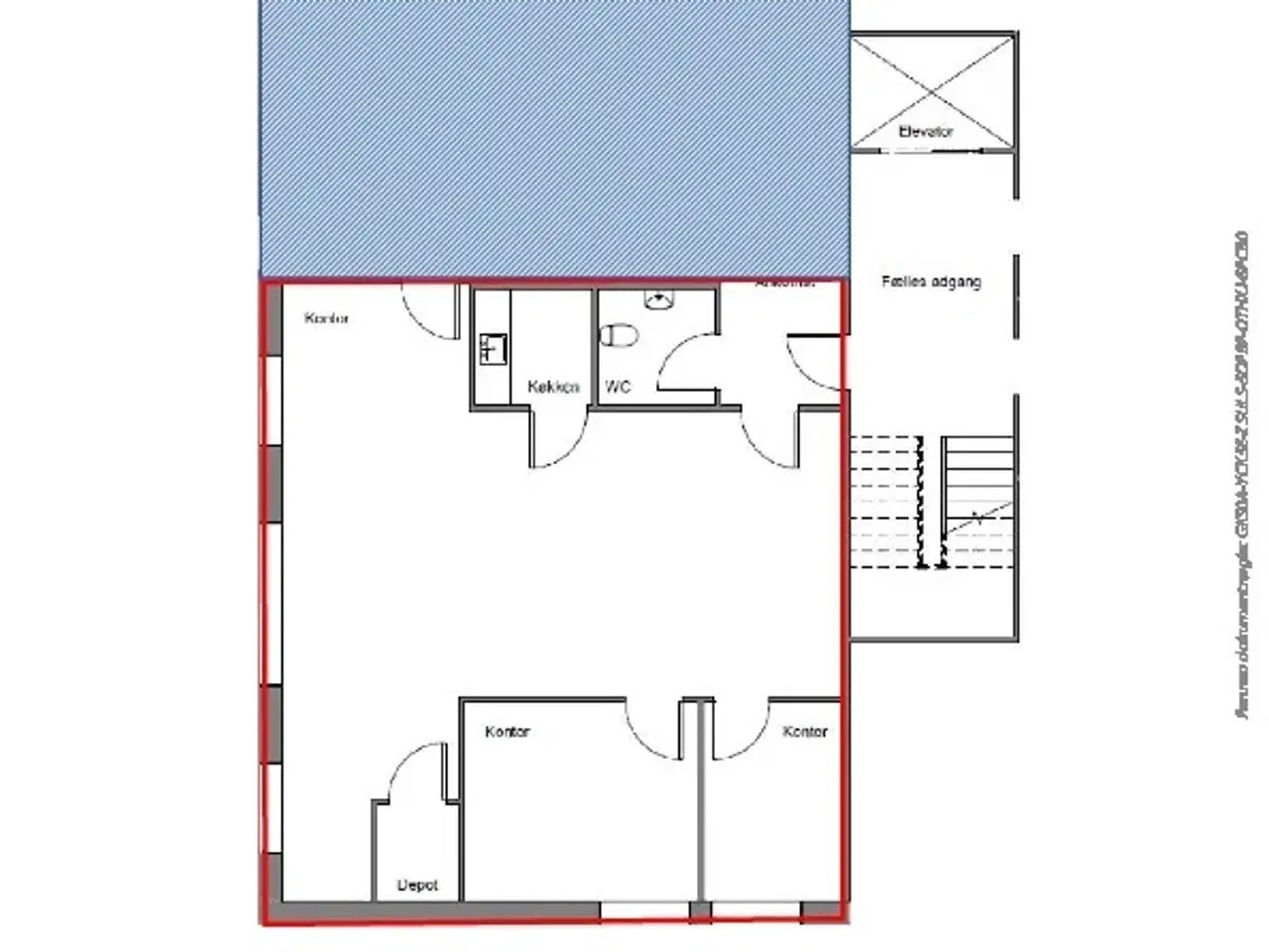 Billede 16 - 125 m² flotte istandsatte kontorlokaler til leje i Middelfart Midtpunkt