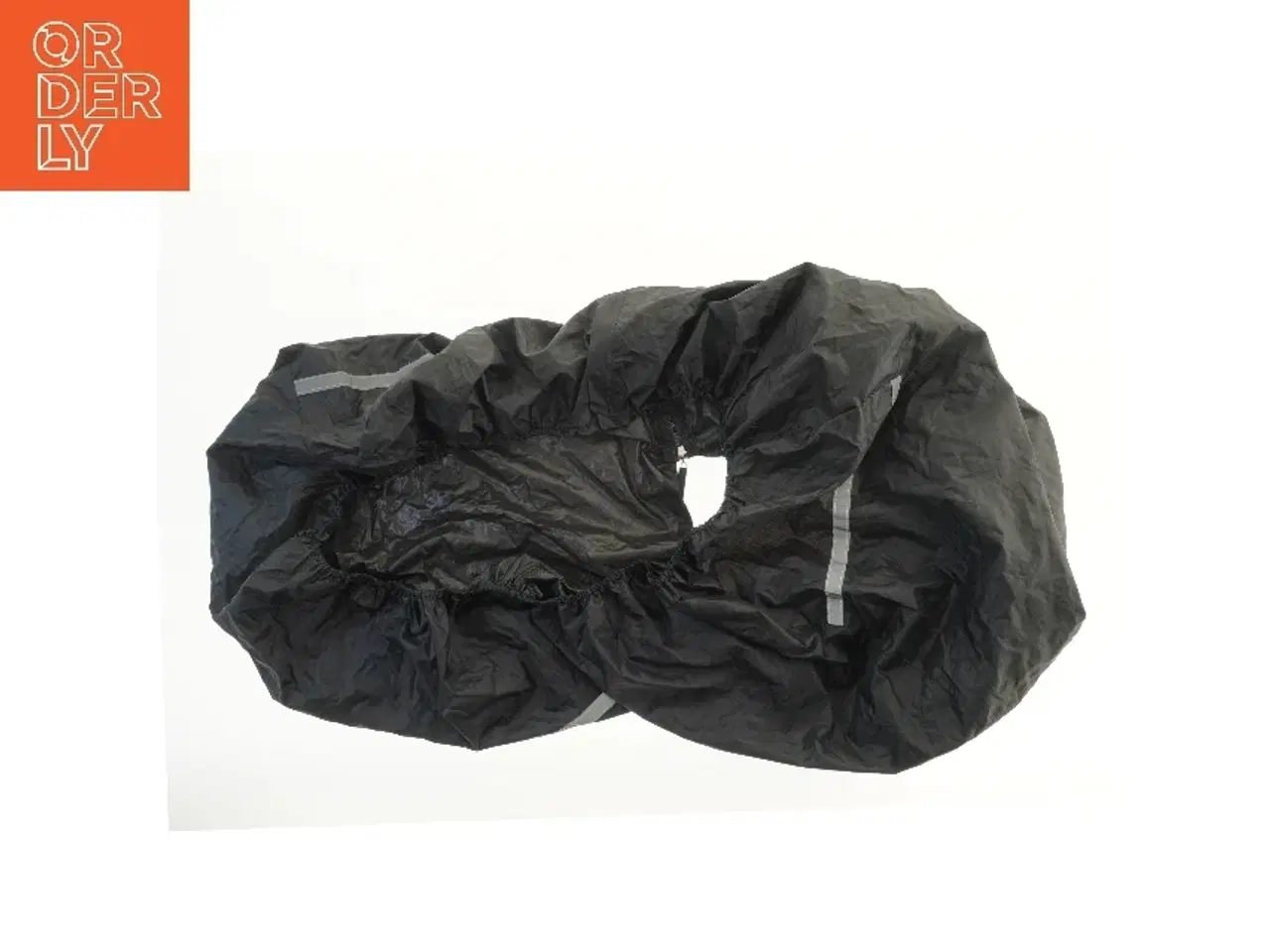 Billede 3 - Sort cykel/ barnevogns-regnovertræk fra Scandia (str. 85x80x60 cm)