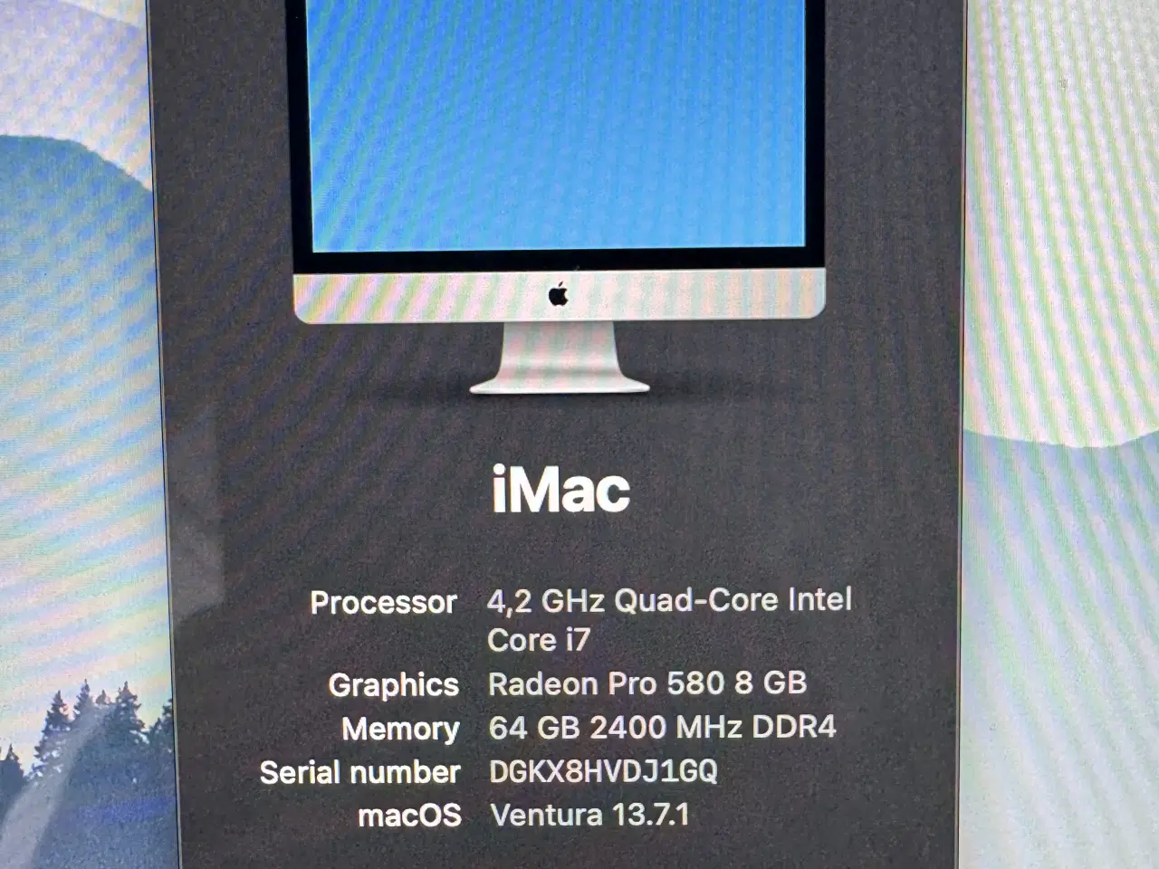 Billede 4 - Apple iMac | 2TB | 64GB Ram | 4.2 GHz Quad Core i7