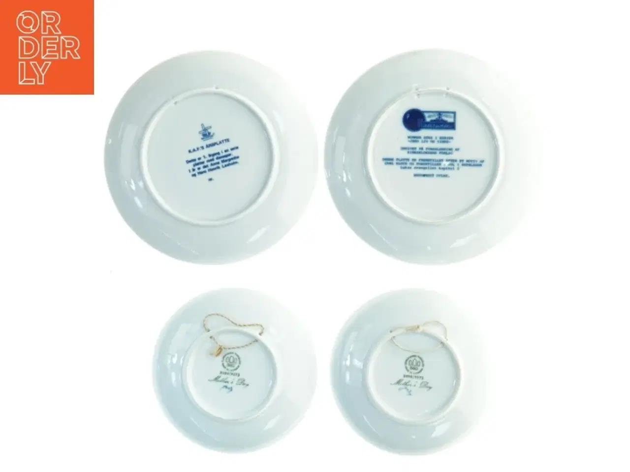 Billede 4 - Platter (4 stk) fra Bl.a. Bing & Grøndahl (str. 19 cm og 15 cm)