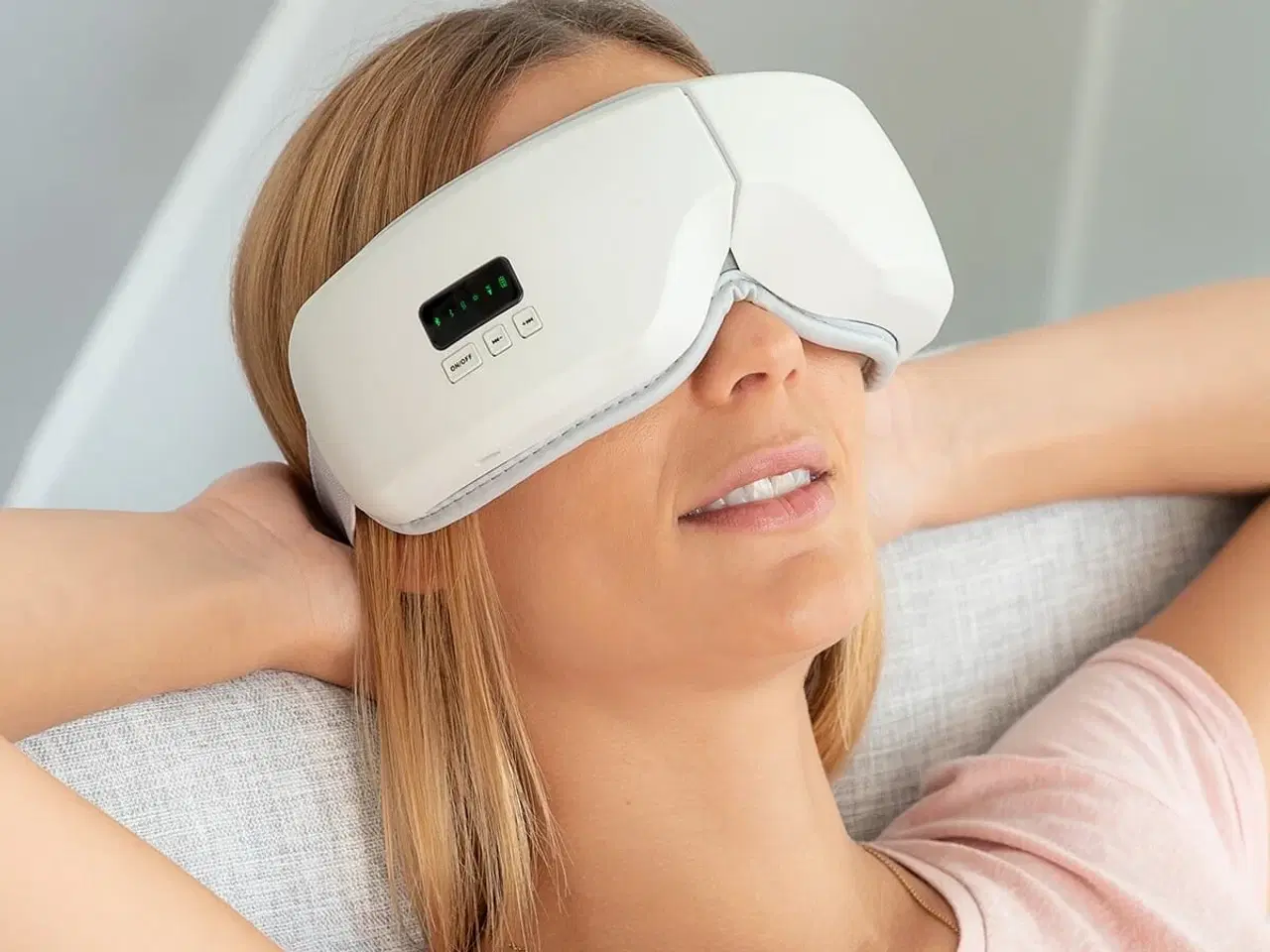 Billede 1 - 4-i-1 øjenmassager med luftkompression Eyesky InnovaGoods