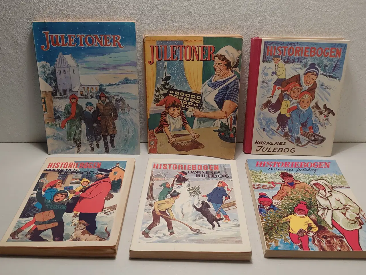 Billede 1 - 6stk gamle julebøger: 4xBørnenes Julebog+2 andre.