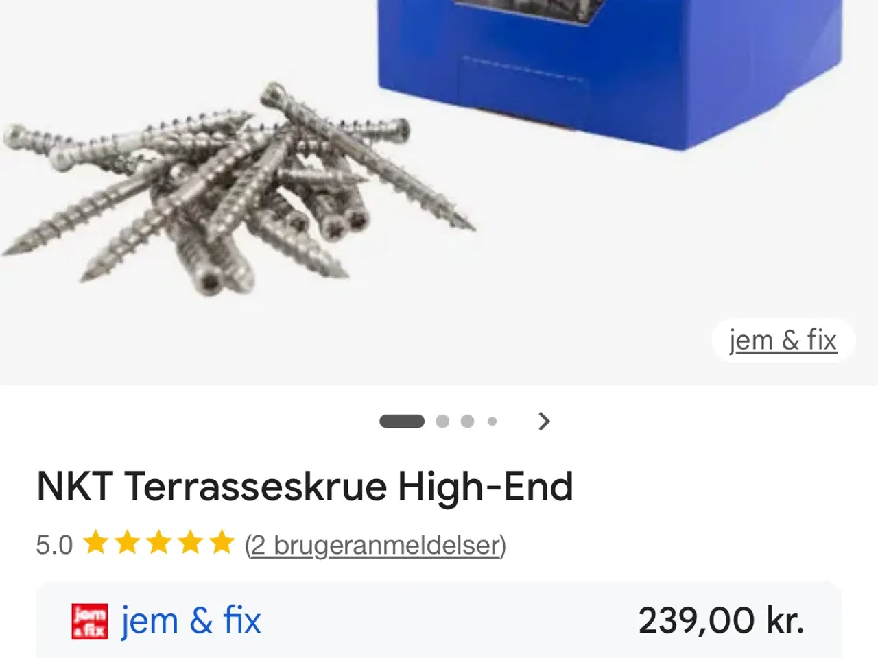 Billede 2 - Terrasse skruer 