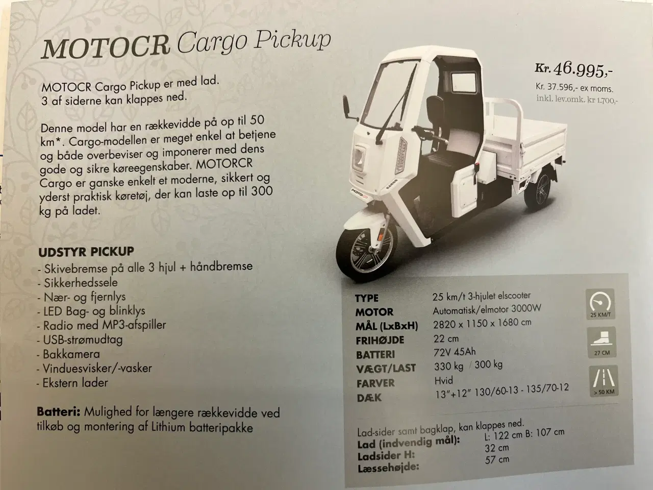 Billede 5 - MOTOCR CARGO Ladvogn 