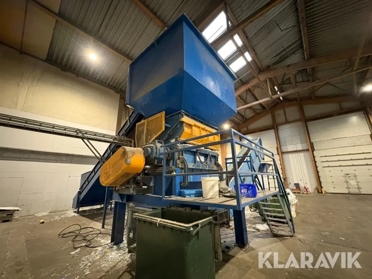 Billede 1 - Shredder Franssons FRP 203/40-3 med transportbånd