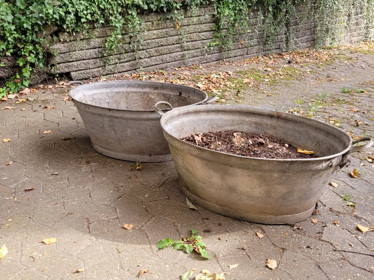 Billede 1 - Zink balje