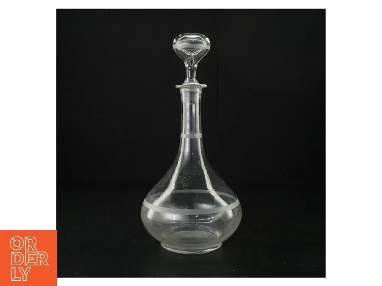 Billede 1 - Vintage Glasdekantér (str. 27 x 13 cm)