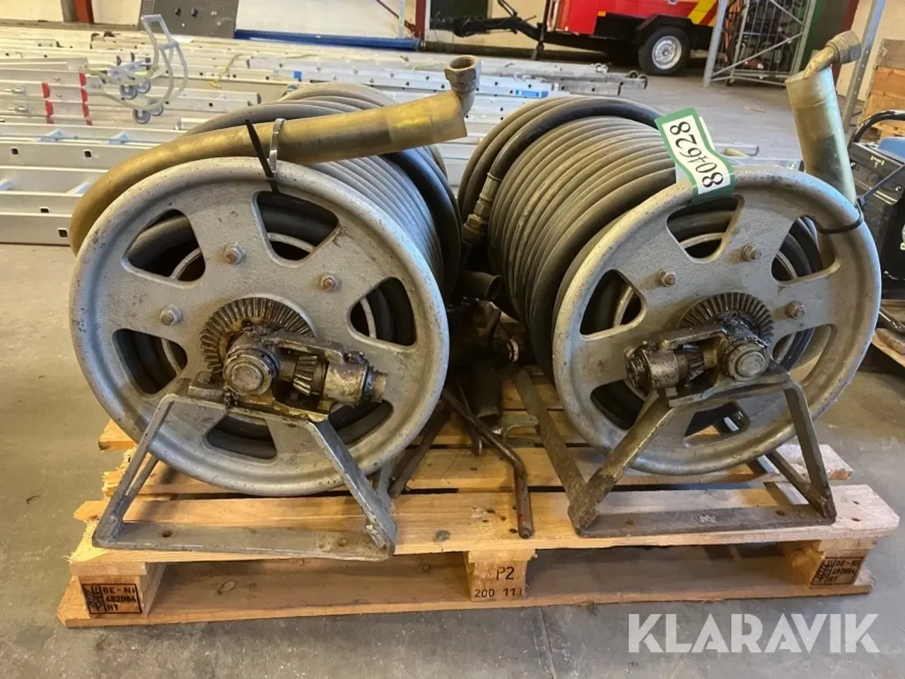 Billede 5 - Brandslanger på opruller 2 styk