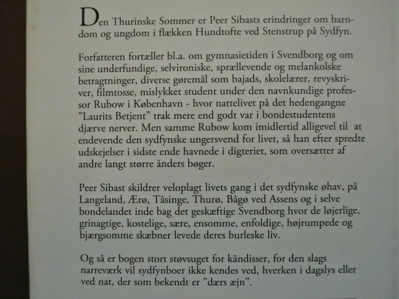 Billede 3 - den thurinske sommer - erindrindringer, af peer si