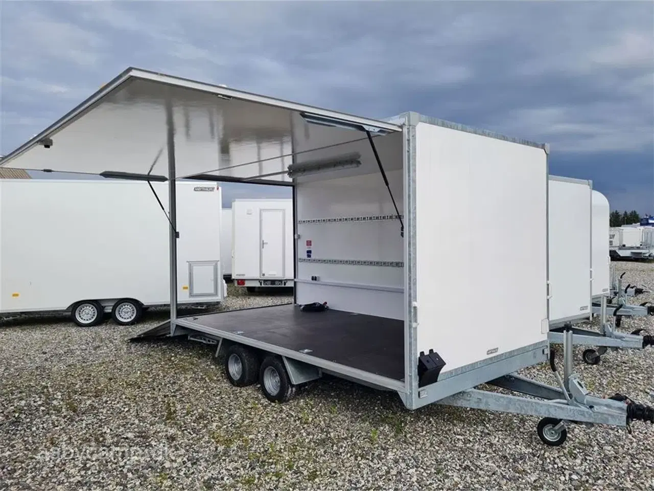 Billede 2 - 0 - Blyss Cargo FC2040HT m/ Rampe & Salgsklap   Sandwich Cargo trailer str. 400x200x190 cm med salgsklap Top kvalitet