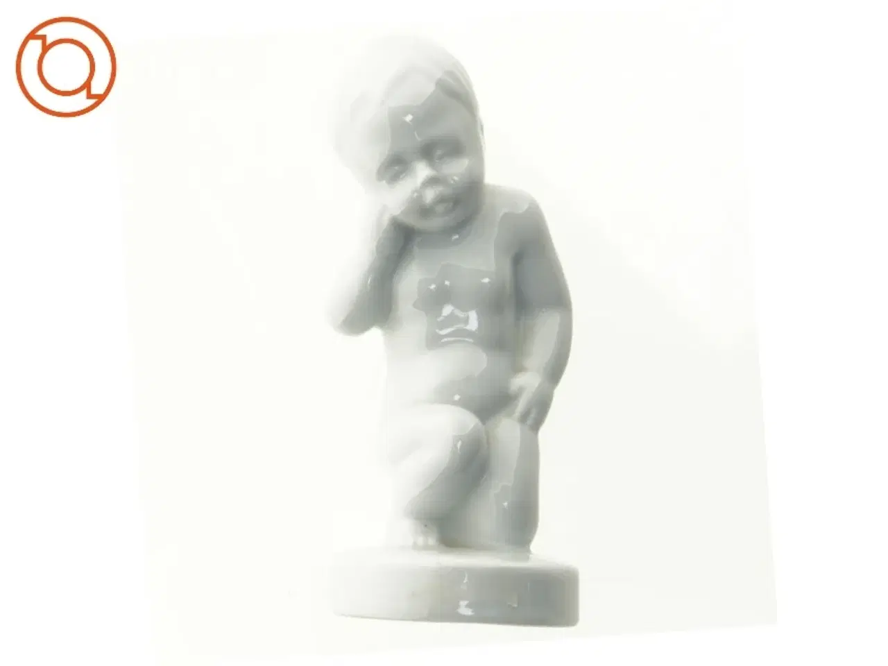 Billede 1 - Porcelæns figur, dreng (str. 12 x 5 cm)