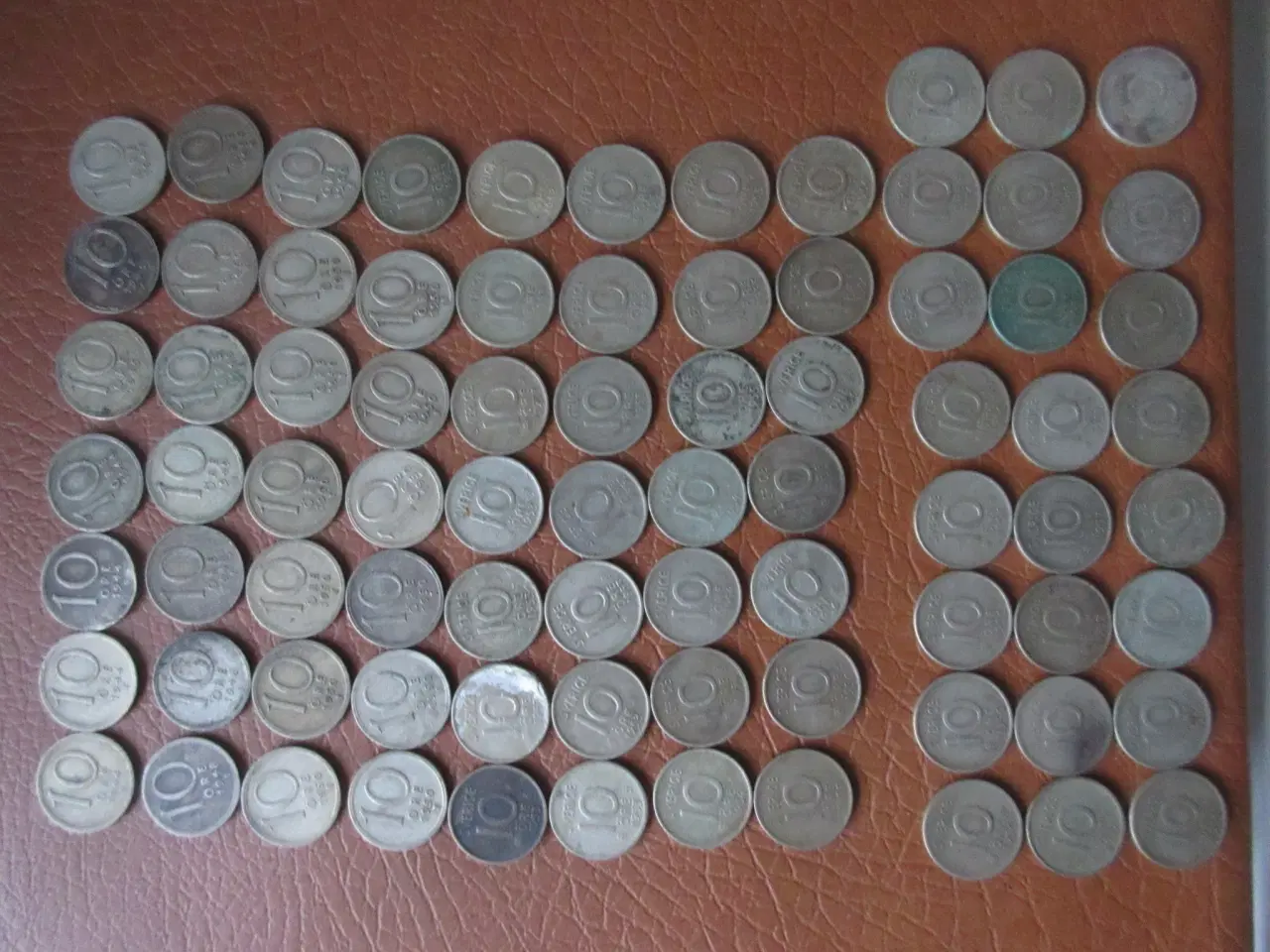 Billede 1 - 10 øre Sverige dubletparti 80 stykker