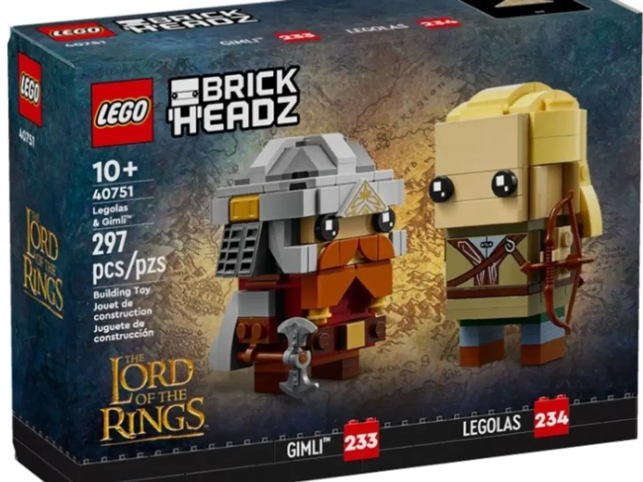 Billede 1 - Lego Brickheadz 40751 Legolas og Gimli
