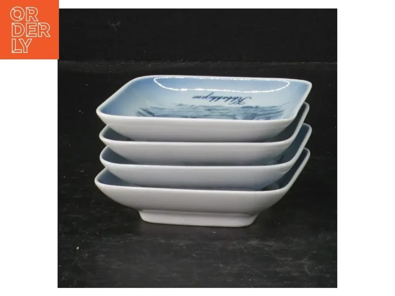 Billede 1 - Royal Copenhagen mindeplatter fra Royal Copenhagen (str. 8,5 cm. 4 styk)